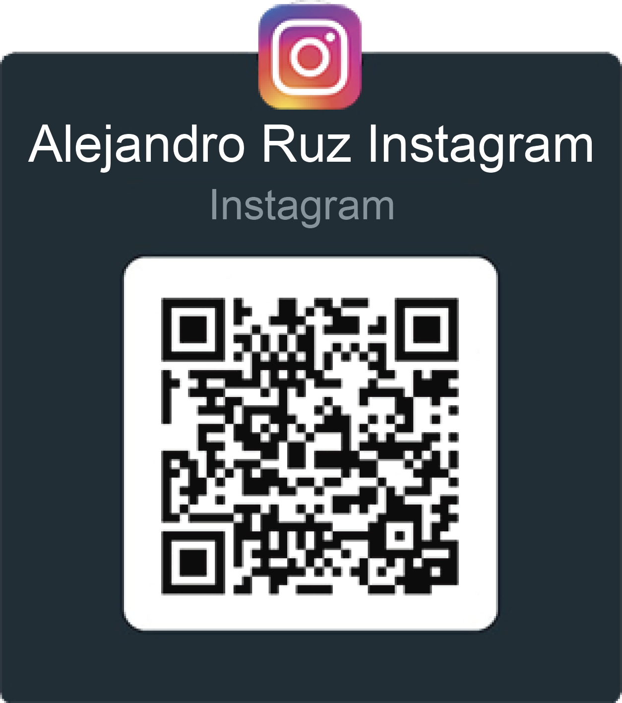 QR instagram PNG